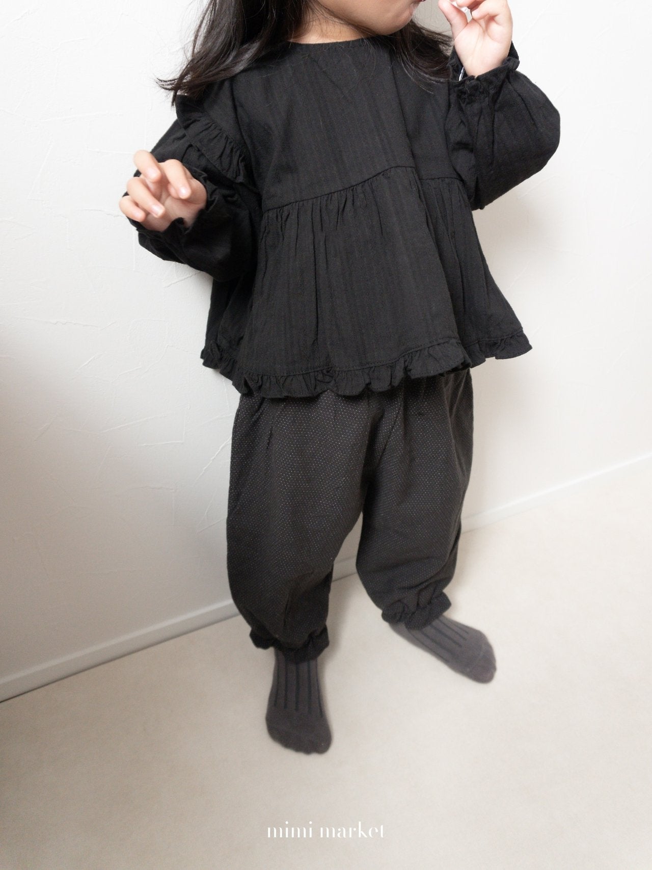 ［mimi market］Momo frill pants
