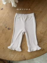 ［marron］Bunny frill pants