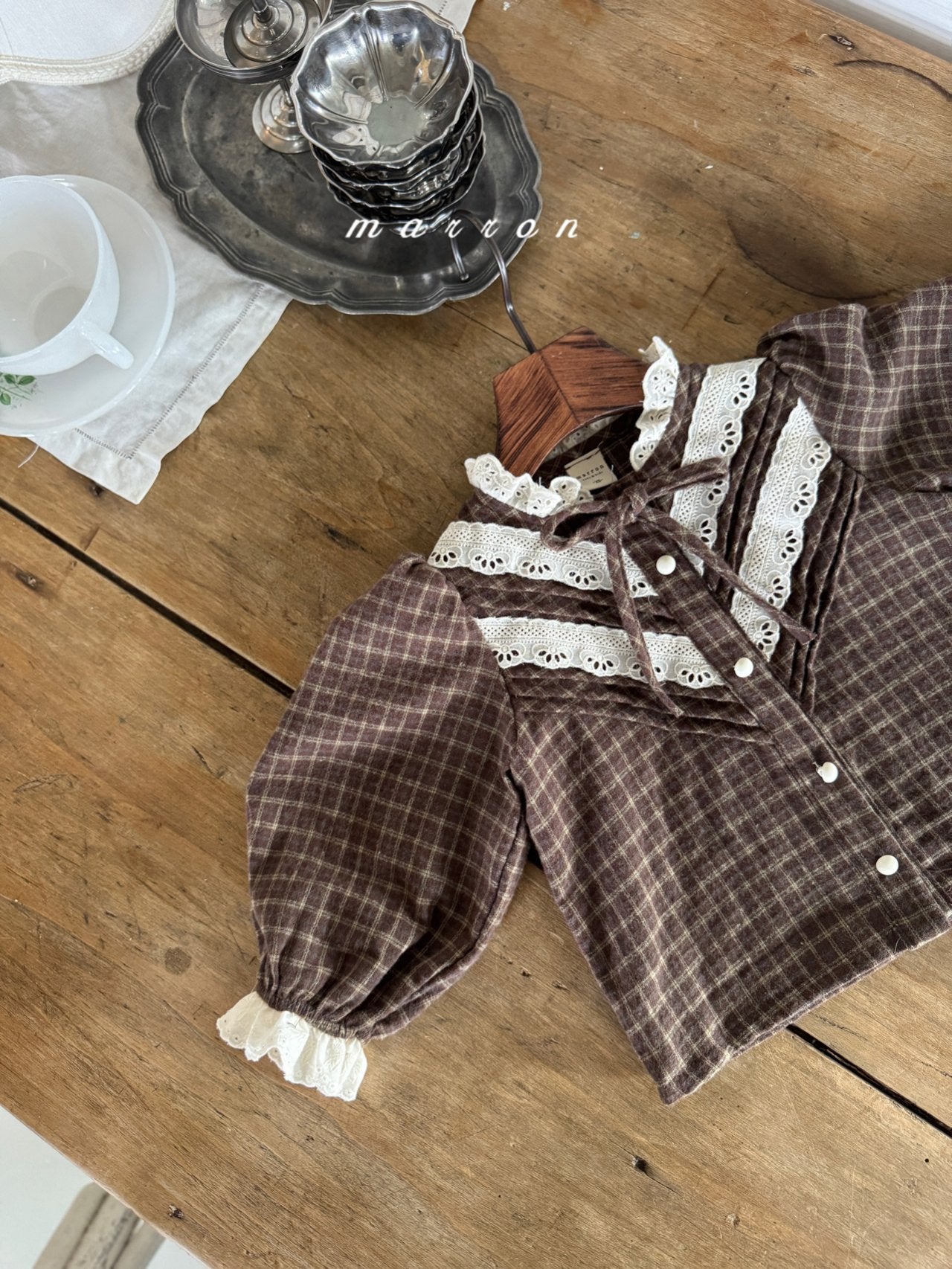 ［marron］Eve lace blouse