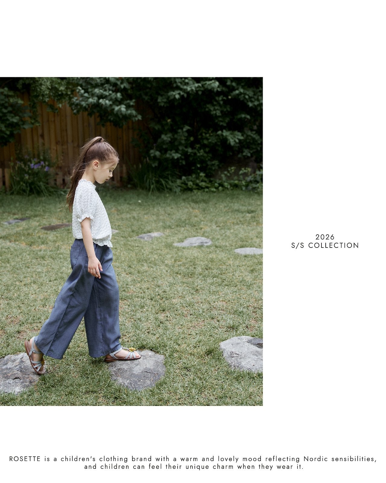 ［ROSETTE］Dove pants