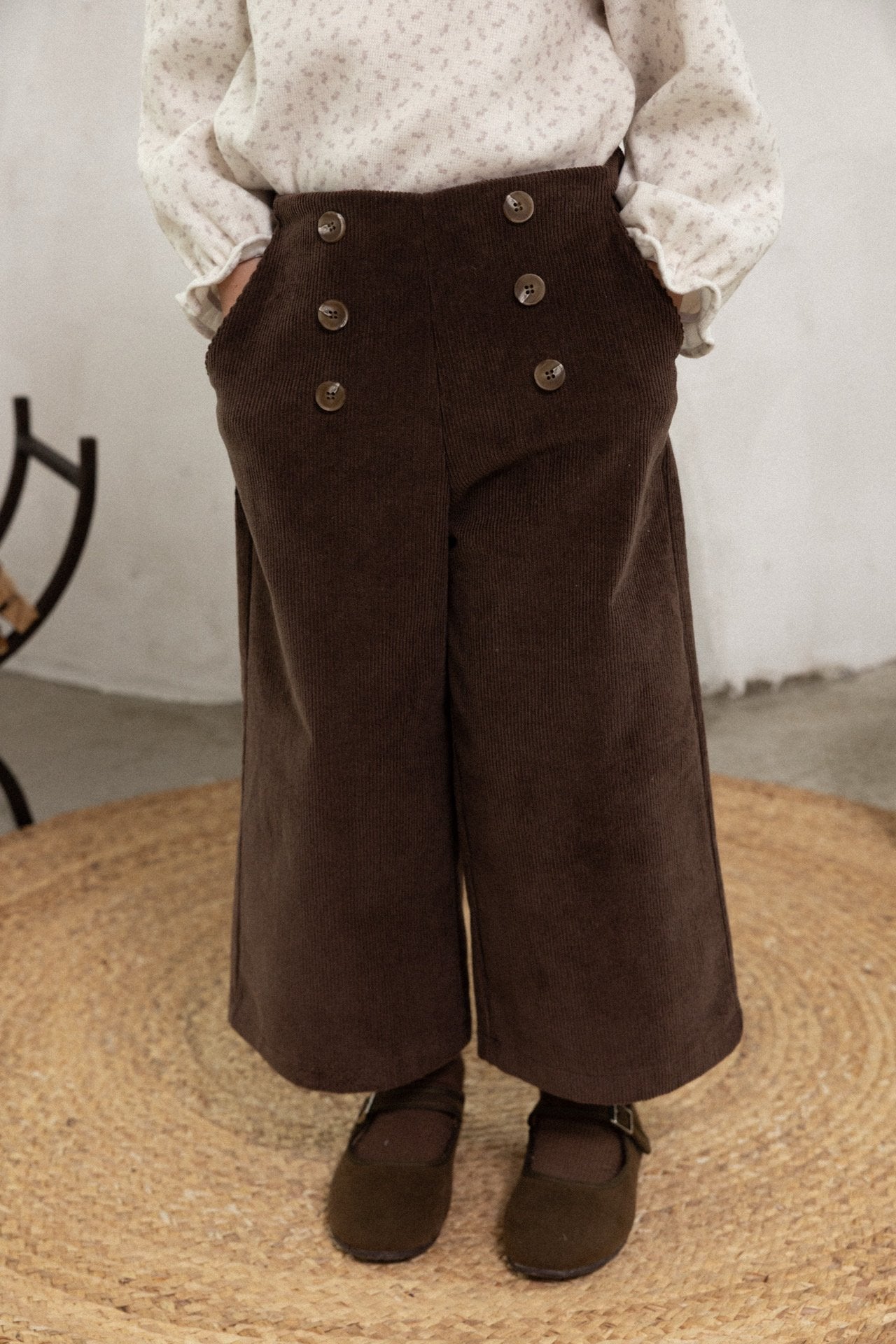 ［perrobebe］Mandy coduroy pants