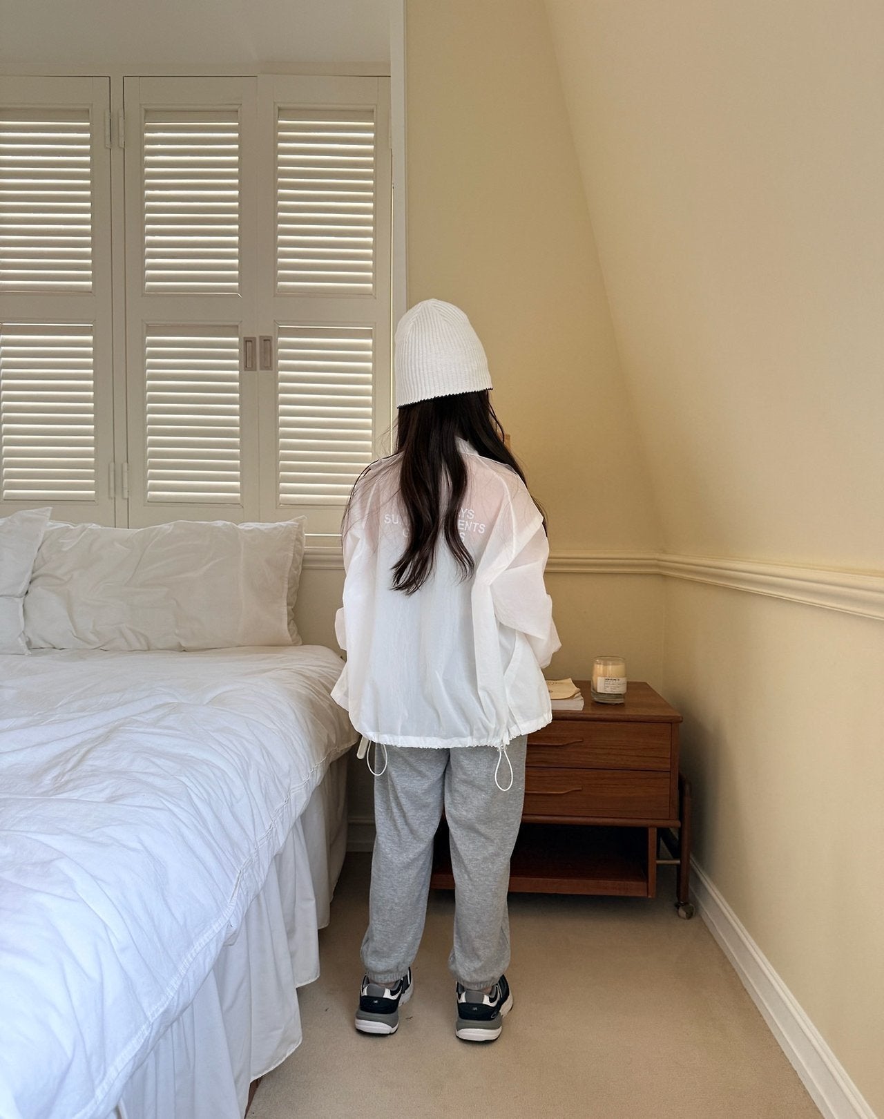 ［comma］Candy stripe label tee