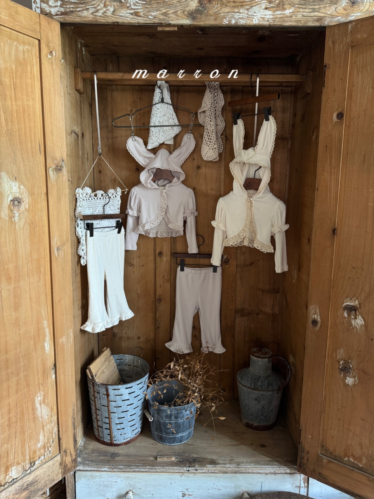 ［marron］Bunny cardigan