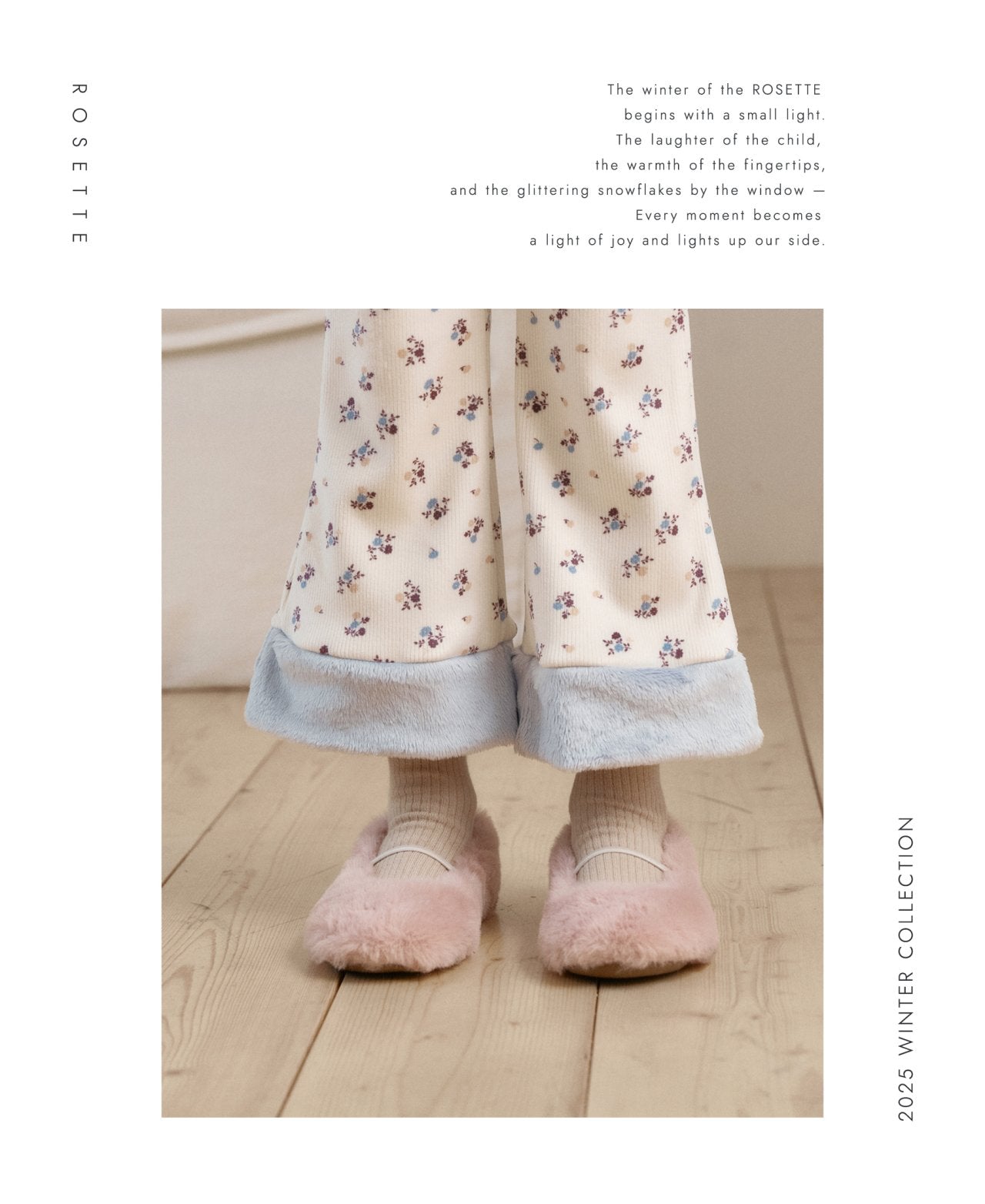 ［ROSETTE］Powder mink pants