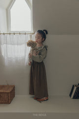 ［The beige］Corduroy Overall Pants