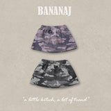 ［BANANAJ］Camo mini skirt
