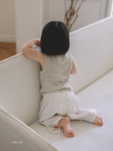 ［melmel］Linen wide pants