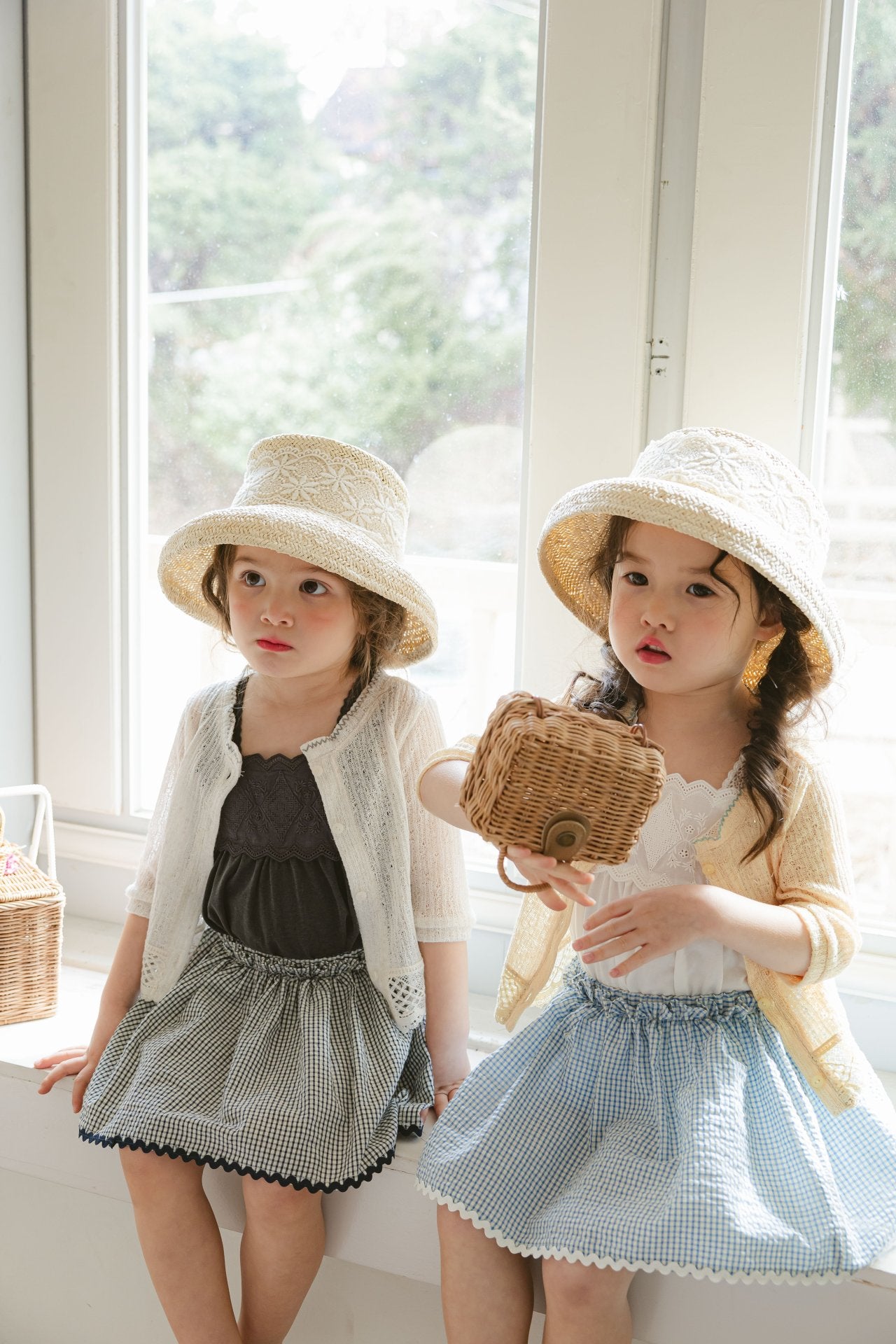 ［FLO］Saint check skirt (inner set)