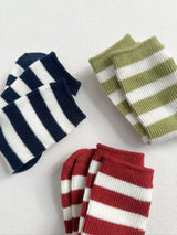 ［digreen］Minimal stripe socks set