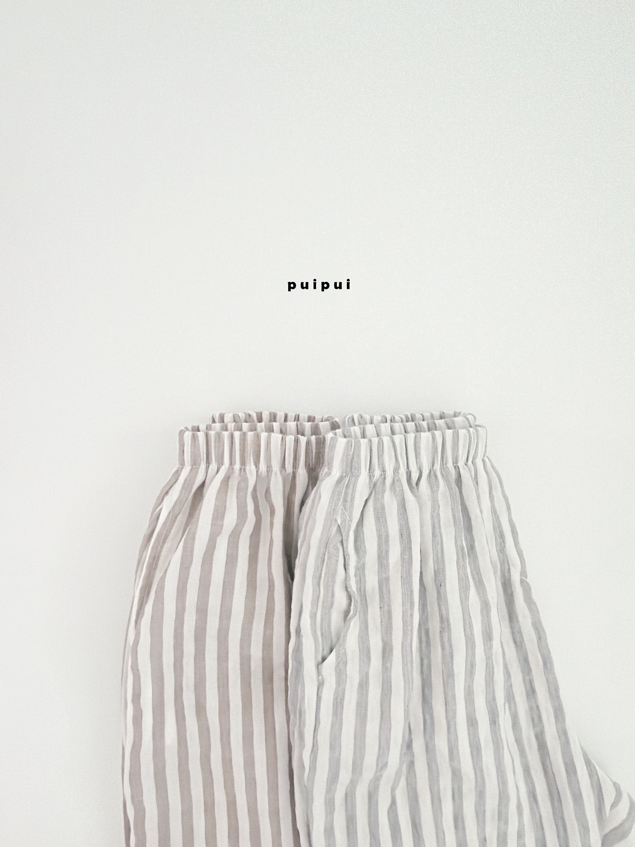 ［puipui］Line stripe pants