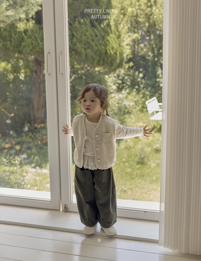 ［LINDO］Romantic heart corduroy pants