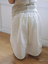 ［melmel］Linen wide pants