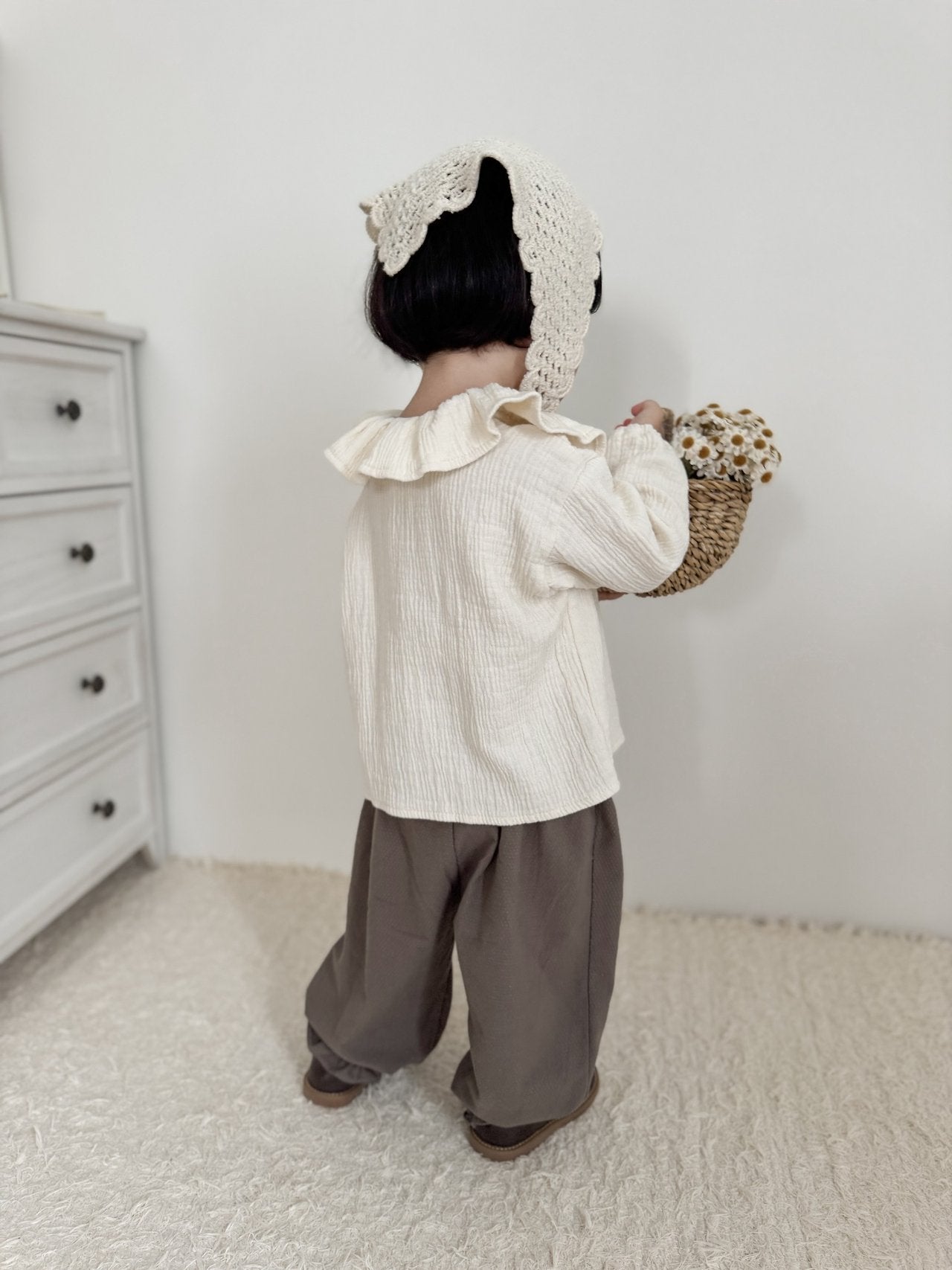 ［mimi market］Momo frill pants