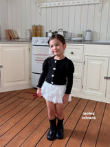 ［second moment］Puff ribbon cardigan