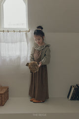 ［The beige］Corduroy Overall Pants