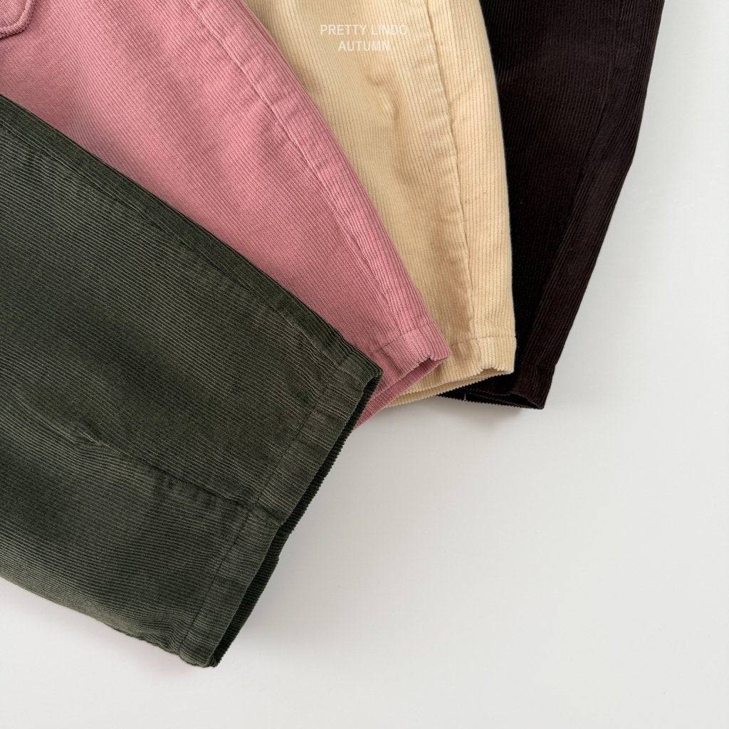 ［LINDO］Romantic heart corduroy pants
