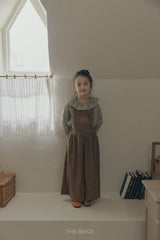 ［The beige］Corduroy Overall Pants