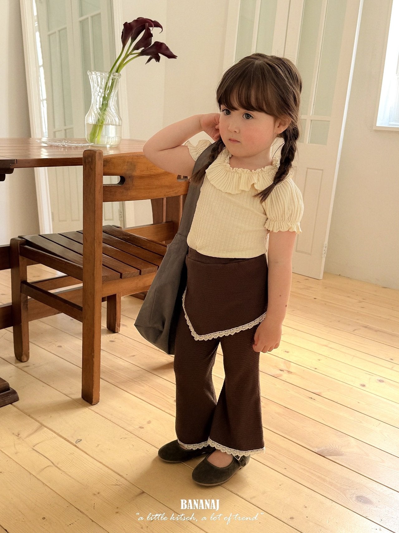 ［BANANAJ］Jardin skirt pants