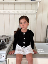 ［second moment］Puff ribbon cardigan