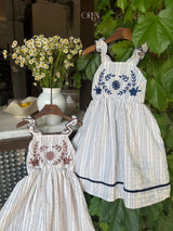 ［OREN］Casa stripe one-piece