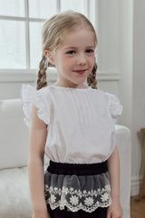 ［ROA］Angel frill tuck blouse