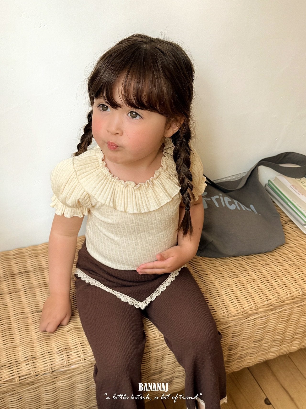［BANANAJ］Jardin skirt pants