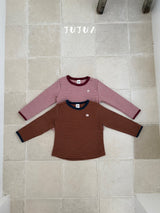 ［jujua］Momo stripe tops