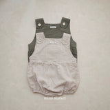 ［mimi market］Aurora check rompers