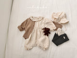 ［valubebe］Dot frill bebe suit (baby)
