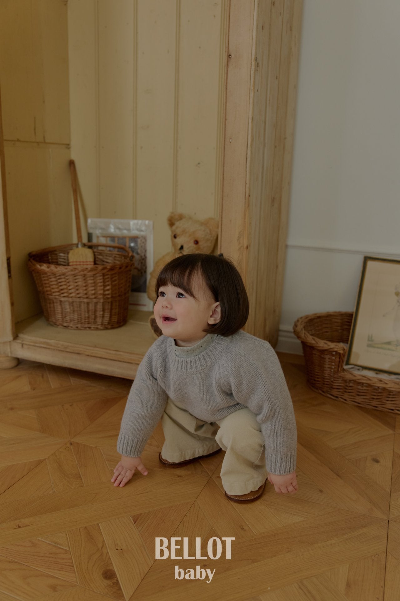 ［BELLOT］Via wool knit (baby)