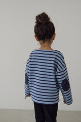 [soye] Paul stripe patch tee