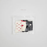 ［bebenine］Nine Heart Knee Socks Set