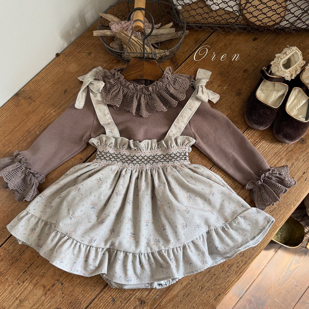 ［OREN］Emily smocking bloomer skirt