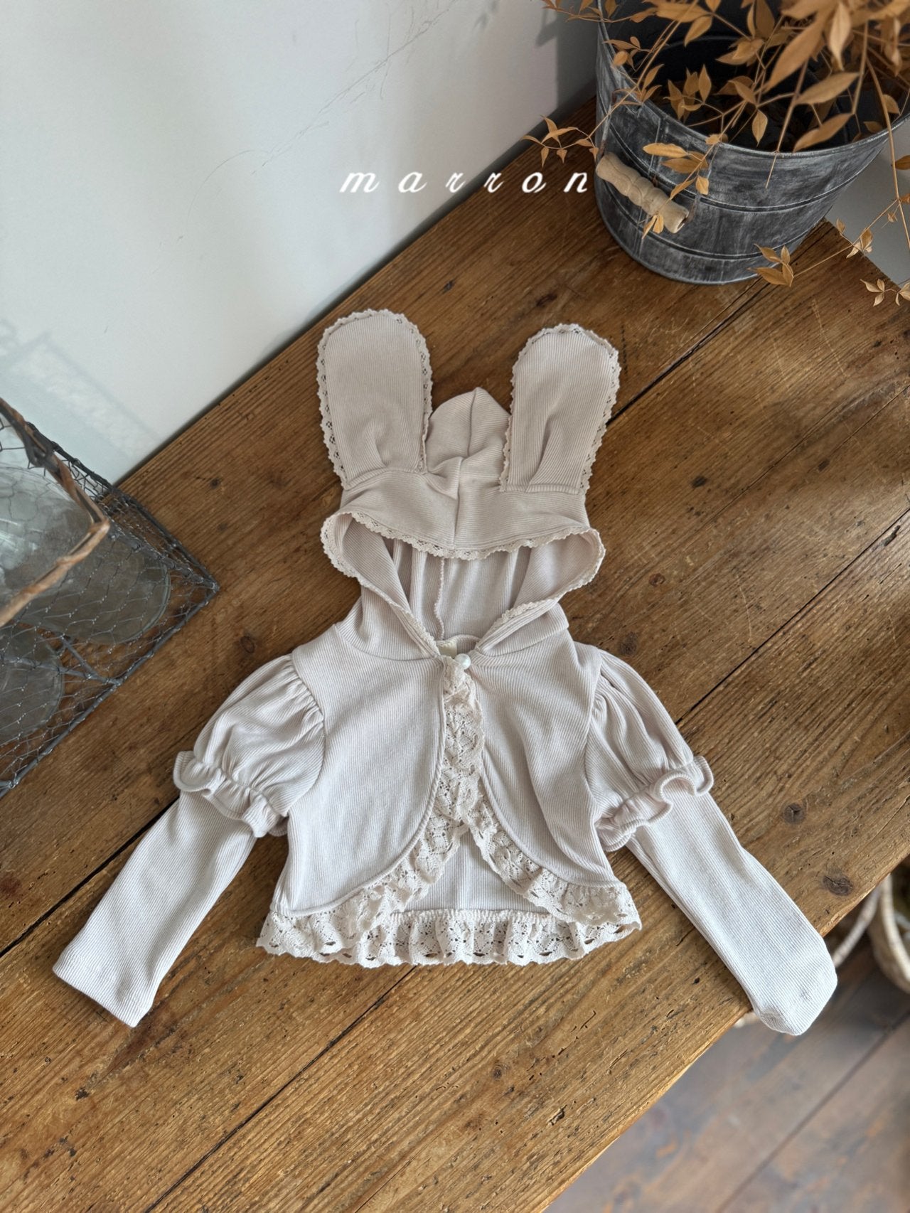 ［marron］Bunny cardigan