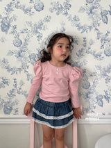 ［second moment］Puff stripe tops