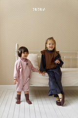 ［jujua］Berry balloon sleeve tops