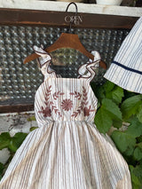 ［OREN］Casa stripe one-piece