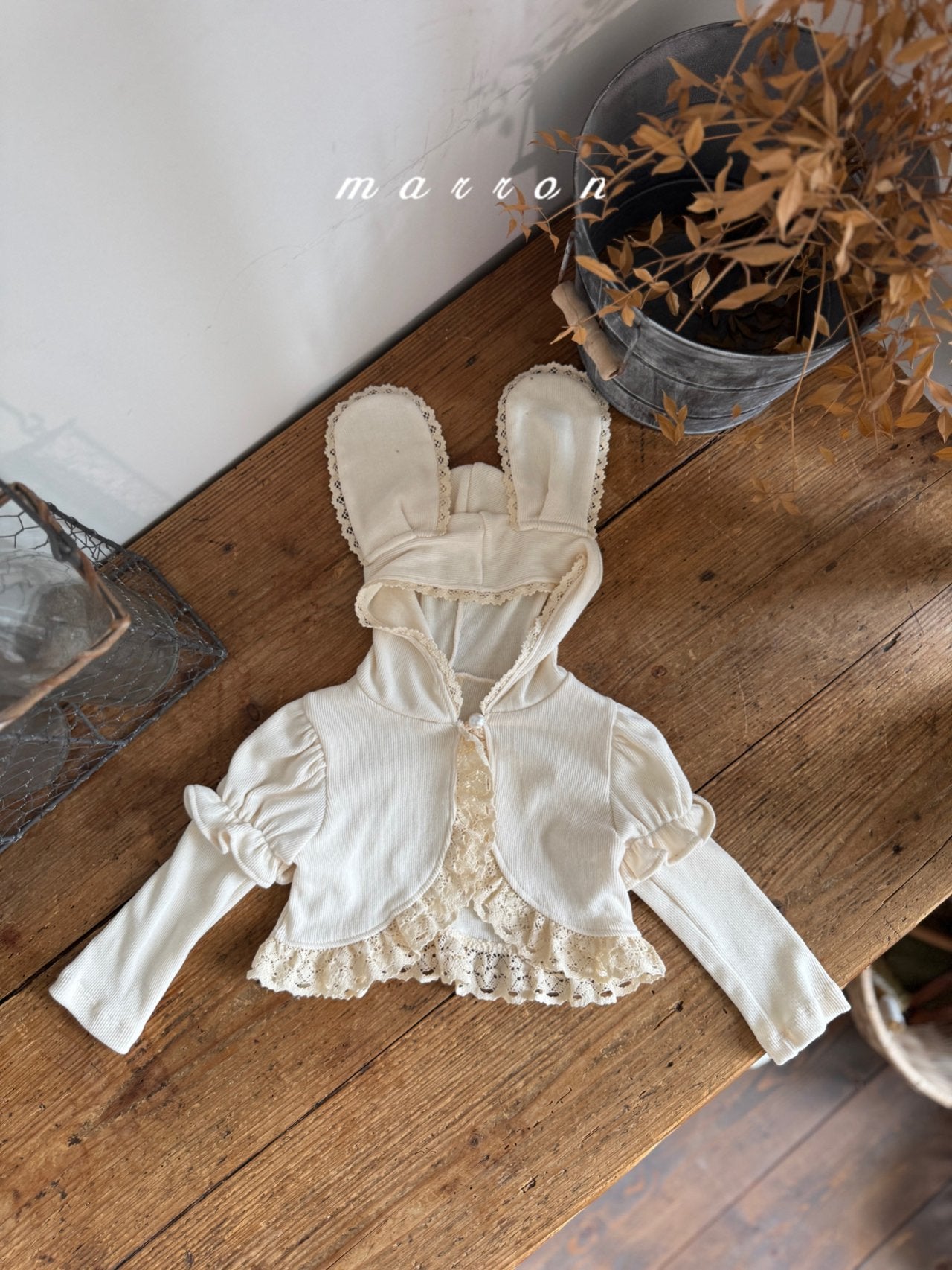 ［marron］Bunny cardigan