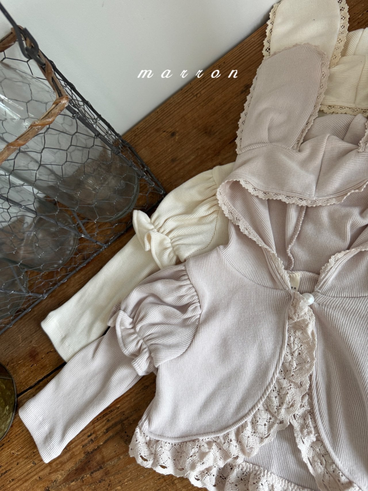［marron］Bunny cardigan