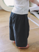 ［melmel］Linen wide pants