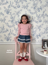 ［second moment］Puff stripe tops