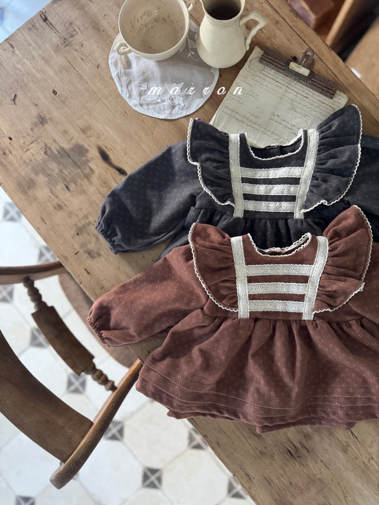 ［marron］Sienna blouse