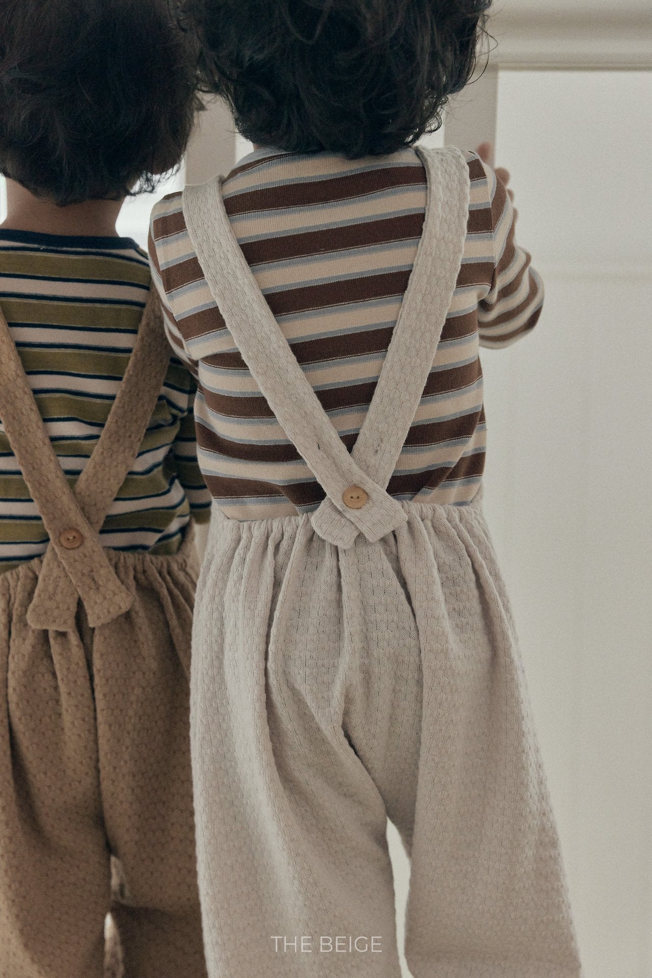 ［The beige］Knit Overalls