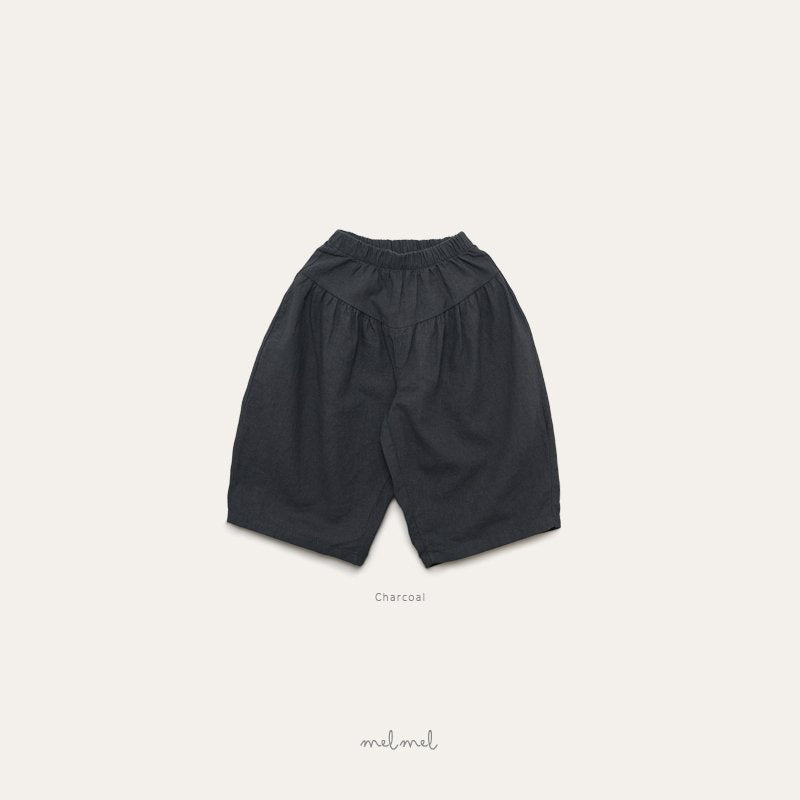 ［melmel］Linen wide pants