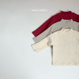 [mimi market] Peach bottleneck tee