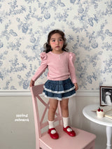 ［second moment］Puff stripe tops