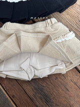 ［marron］Castle pleats skirt