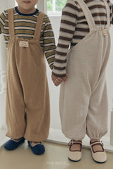 ［The beige］Knit Overalls