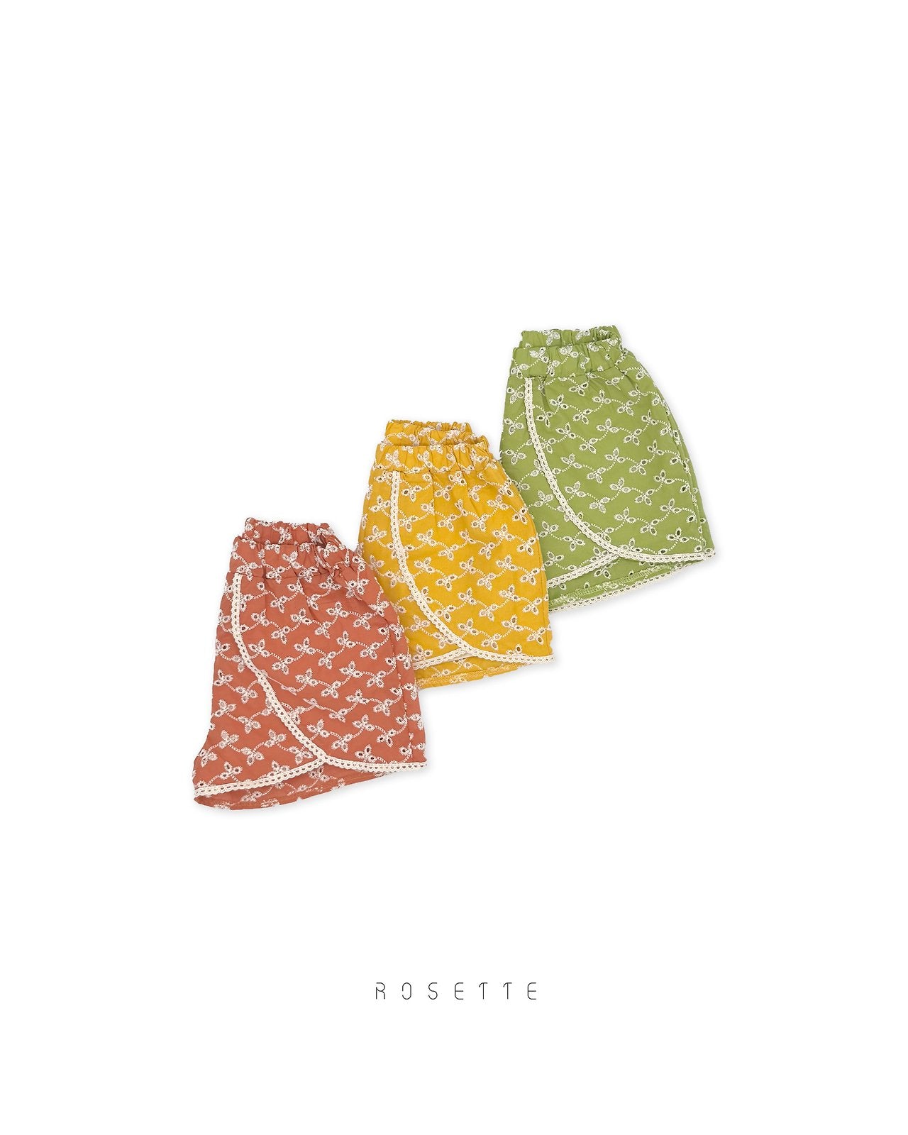 ［ROSETTE］Rip color pants