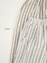 ［puipui］Line stripe pants